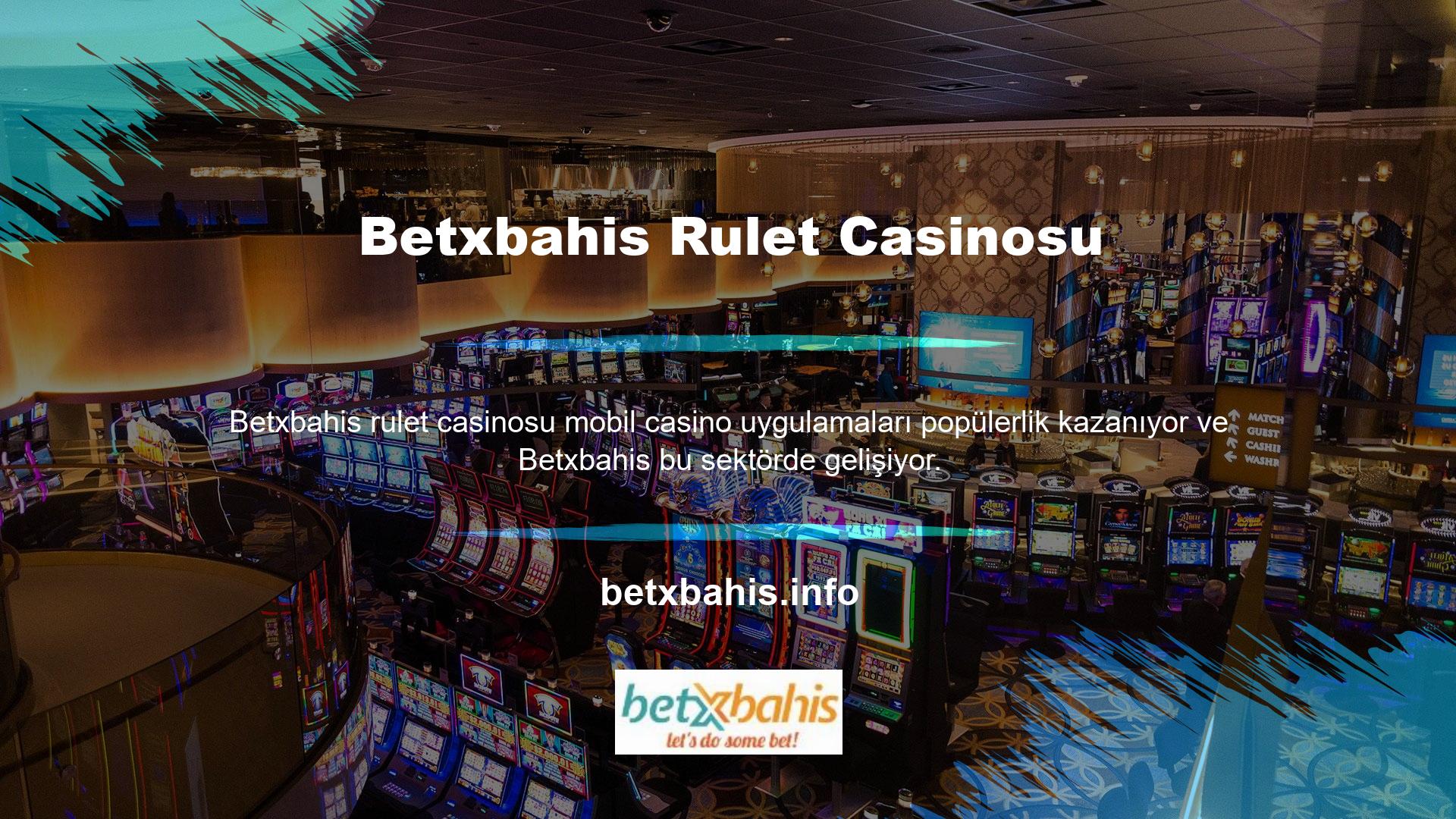 Rulet bölümü canlı casino kategorisi içerisinde ayrı bir bölümdür